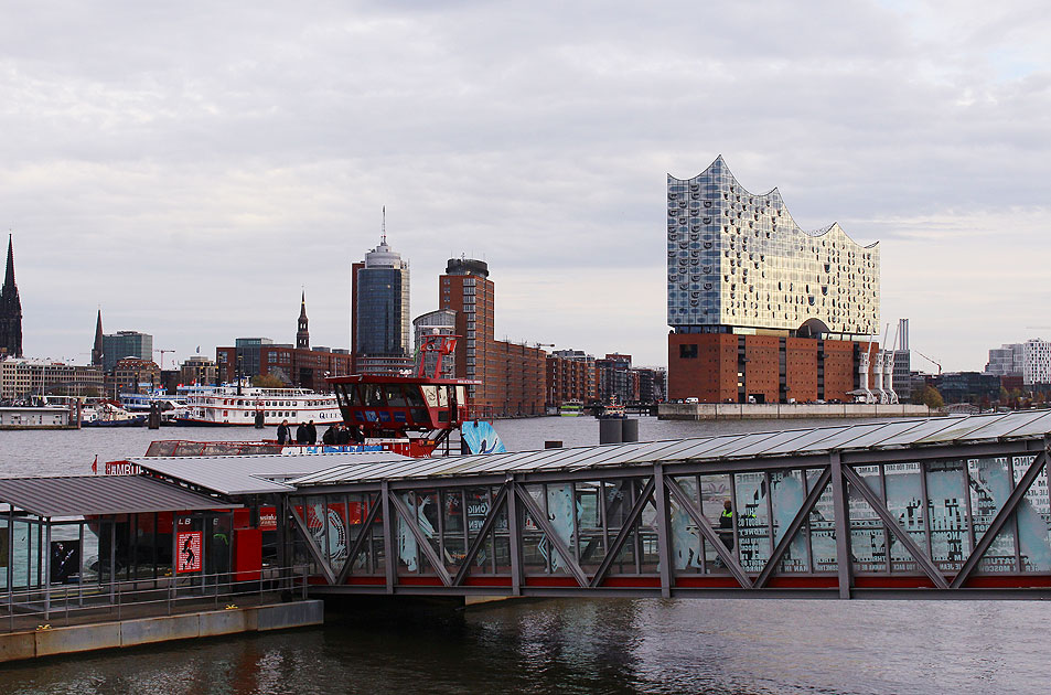 Der Anleger Theater im Hafen in Hamburg an der Elbe