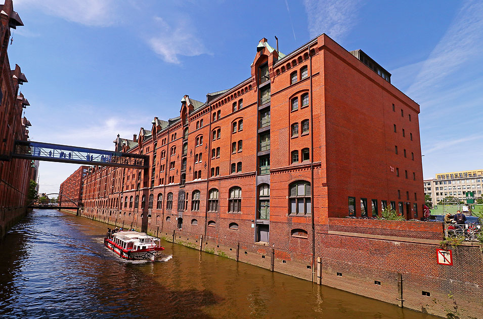 Das Kehrwiederfleet in der Hamburger Speicherstadt
