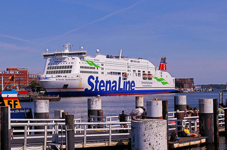 Die Stena Scandinavica von Stenaline in Kiel