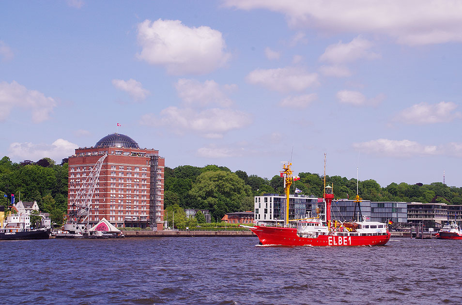 Das Feuerschiff Elbe 1 in Hamburg