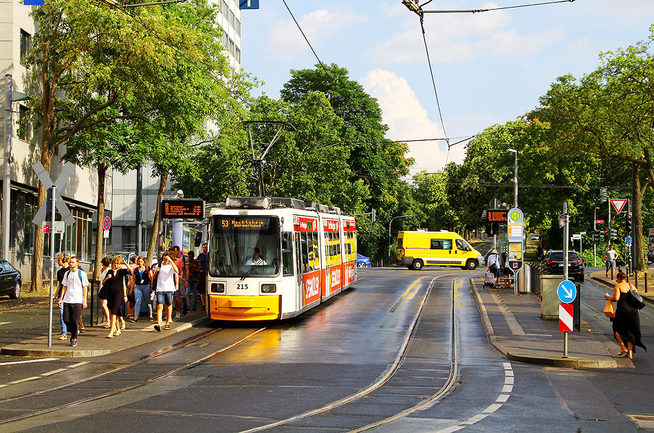 Die Straßenbahn in Mainz