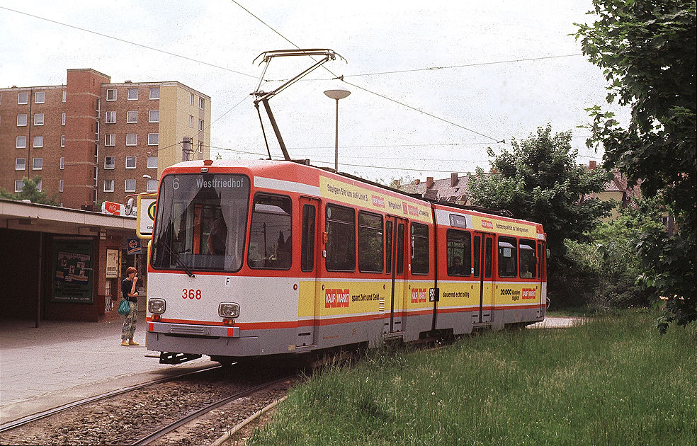 Die Nünrberger Straßenbahn - Schleife Gibitzenhof