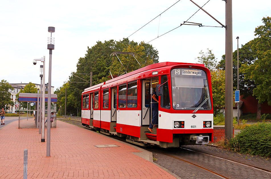 Der Üstra Stadtbahnwagen 601 ein Prototyp in Sarstedt