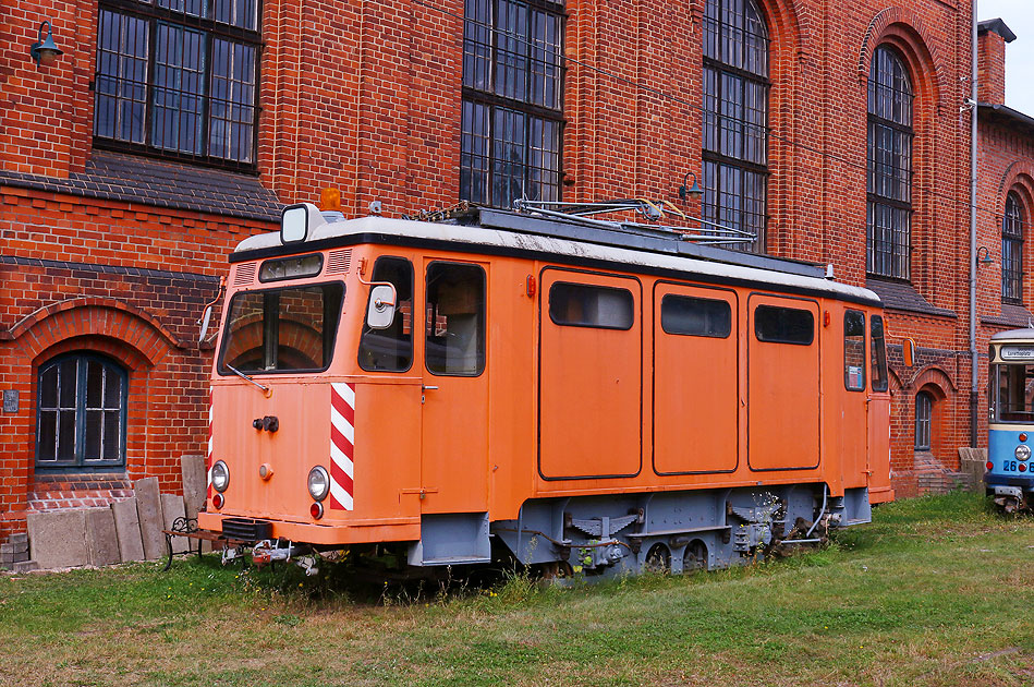 Der ex KVB 6004 Schörling-Schleifwagen im Straßenbahn-Museum Wehmingen