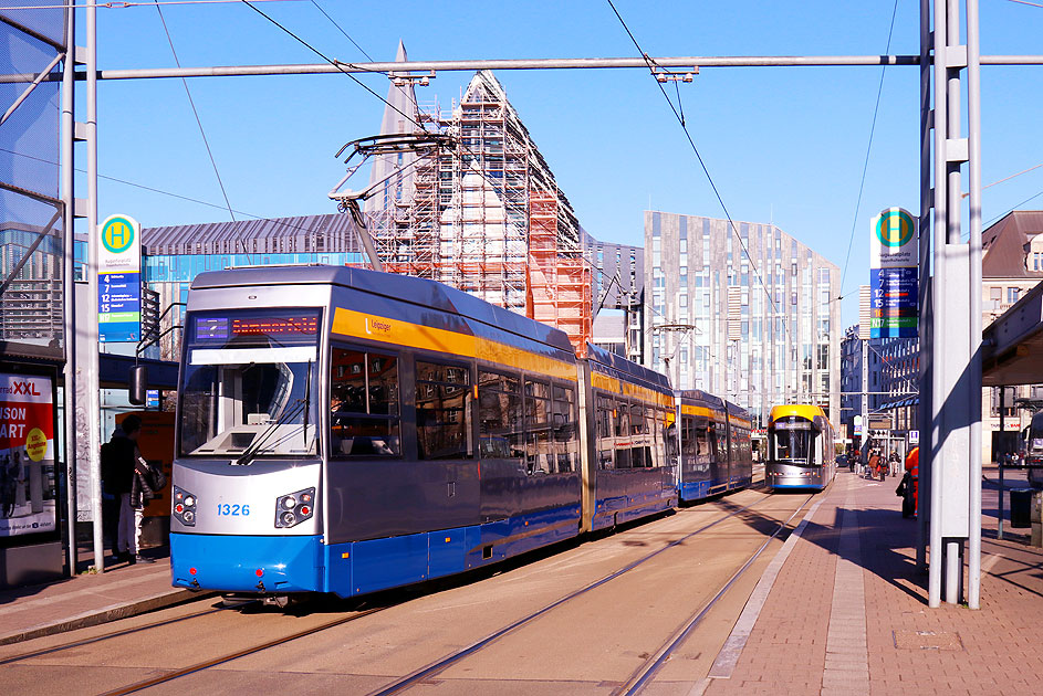 Die Straßenbahn in Leipzig