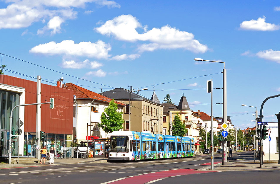 Haltestelle Altenberger Straße - Straßenbahn Dresden