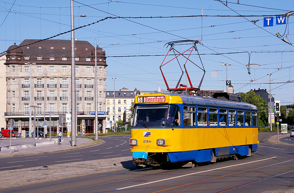 Tatra Straßenbahn in Leipzig