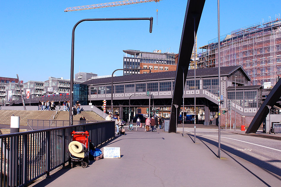 Der Bahnhof Baumwall der Hamburger Hochbahn