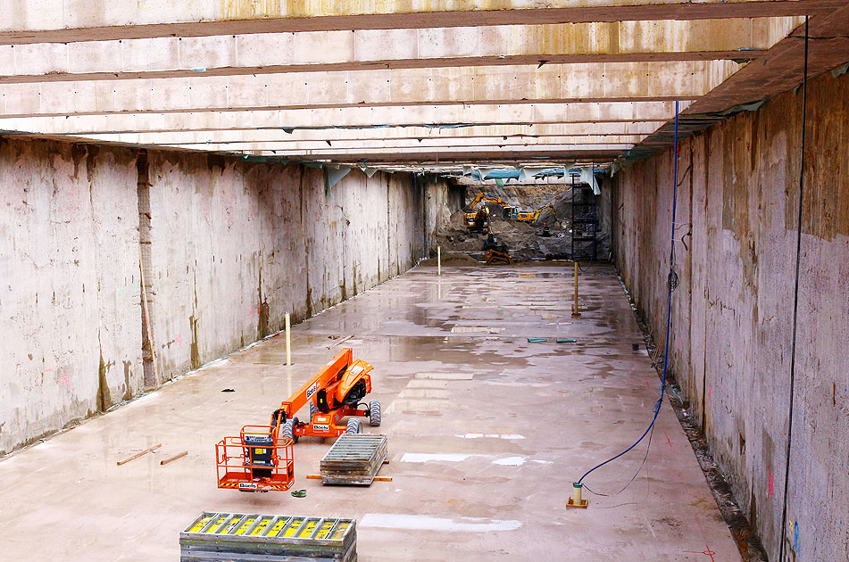 Die U-Bahn-Haltestelle City Nord in Hamburg
