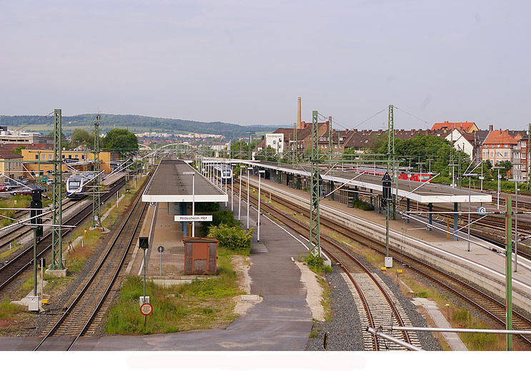 Der Hauptbahnhof in Hildesheim