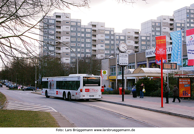 Bus Osdorfer Born in Hamburg Hochhaussiedlung