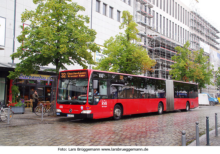 KVG Gelenkbus in Kiel