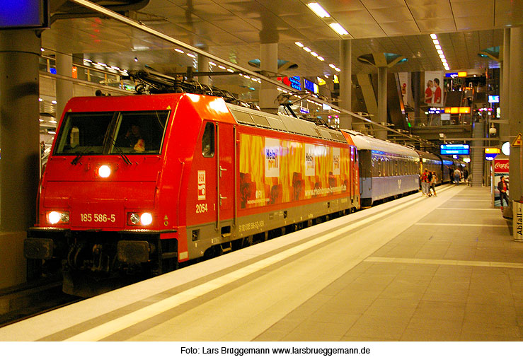 Berlin Hbf Nachtzug nach Schweden