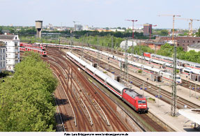 DB Baureihe 101 im Bahnhof Hamburg-Altona