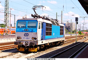 CD Baureihe 371 - Lok 371 007-7 - Dresden Hbf