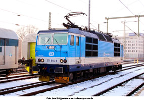 CD Baureihe 371 - Dresden Hbf- Lok 371 015-9 Vaclav