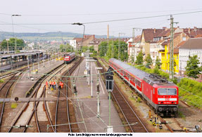 DB Baureihe 143 in Hildesheim Hbf