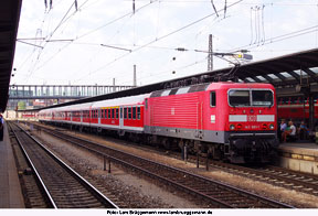 DB Baureihe 143 Ulm Hbf - Lok 143 881-1