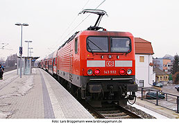 DB Baureihe 143 im Bahnhof Dresden-Trachau - S-Bahn Dresden