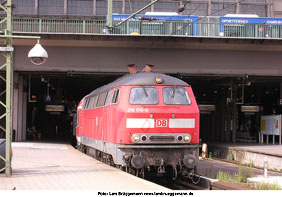 DB Baureihe 218 Hamburg Hbf - DB 218 170
