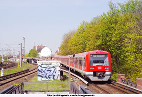Der 474 4038 im Bahnhof Holstenstraße in Hamburg