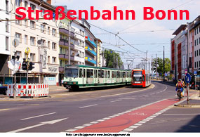 Die Straßenbahn in Bonn