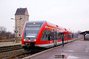 DB Baureihe 646 im Bahnhof Pritzwalk