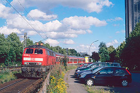 DB Lok 218 252 Hamburg Dammtor