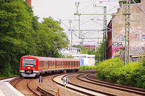 Der Bahnhof Landwehr der Hamburger S-Bahn