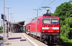 Der Bahnhof Dresden Freiberger Straße - Die DB Baureihe 143