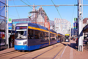 Die Straßenbahn in Leipzig