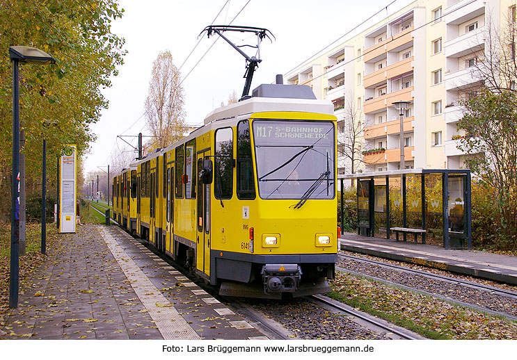Die Berliner Straßenbahn mit einem Tatra-Wagen