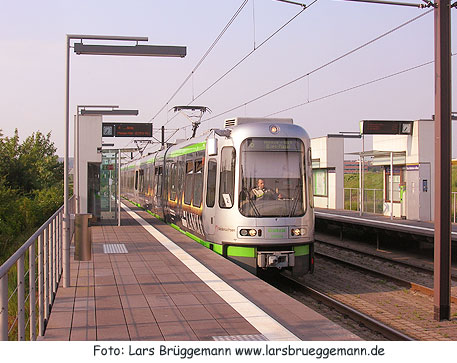 Ein Stadtbahnwagen in Hannover