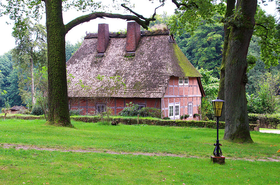 Bauernhof in Wilsede in der Lüneburger Heide