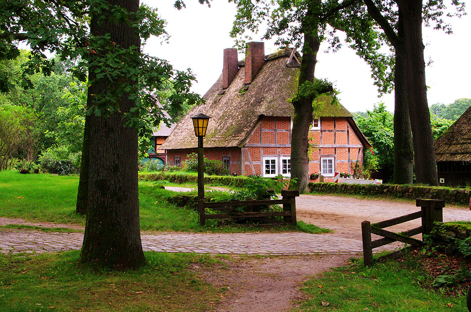 Das Heidedorf Wilsede in der Lüneburger Heide