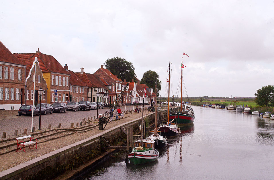 Der Hafen von der dänischen Stadt Ribe