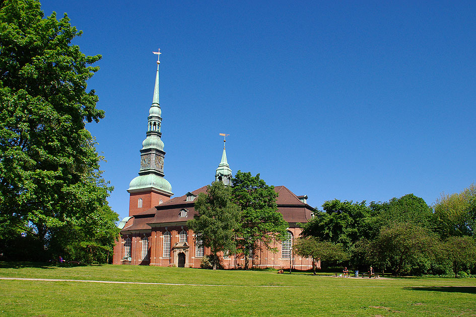 Die evangelische Hauptkirche St. Trinitatis in Hamburg-Altona