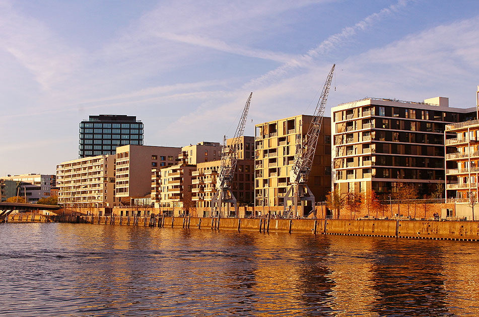 Der Baakenhafen und Versmannkai in der Hamburger Hafencity