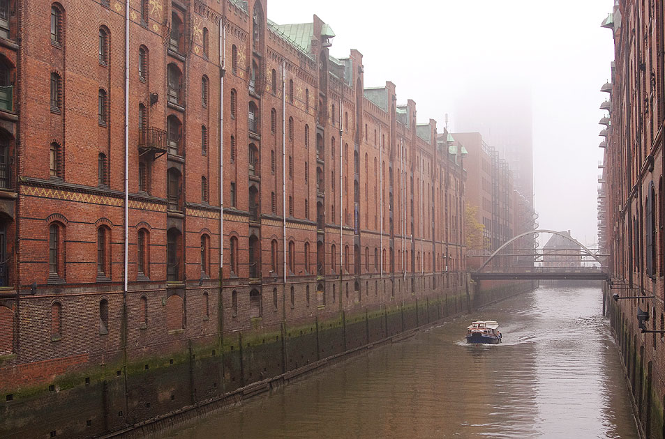 Die Speicherstadt in Hamburg