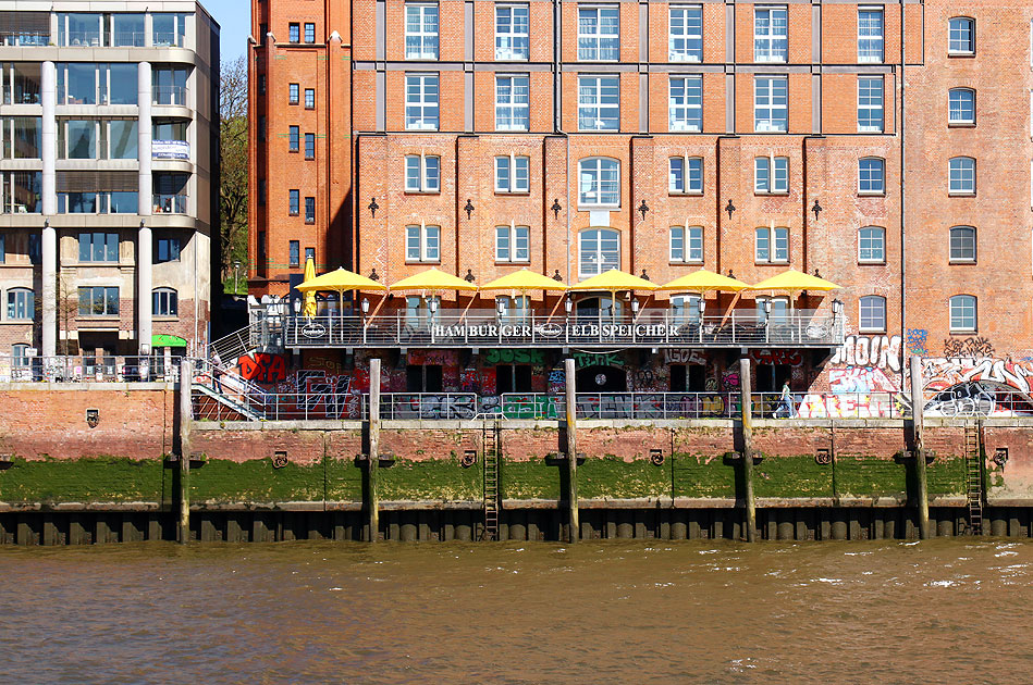 Das Restaurant Hamburger Elbspeicher am Fischmarkt in Hamburg