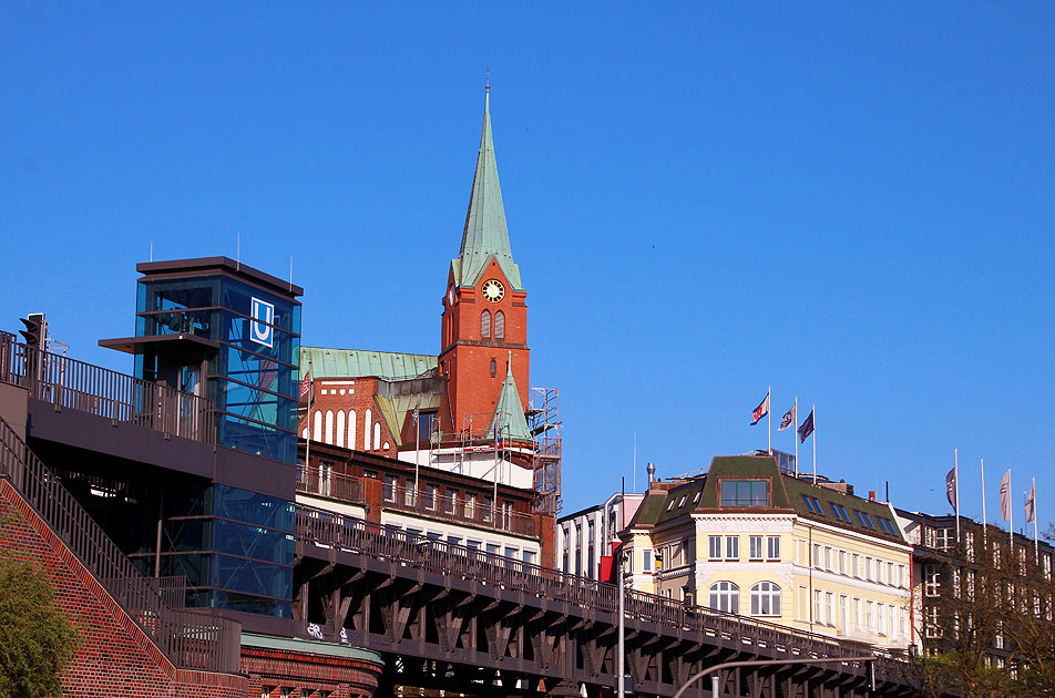 Die schwedische Seemannskirche in Hamburg