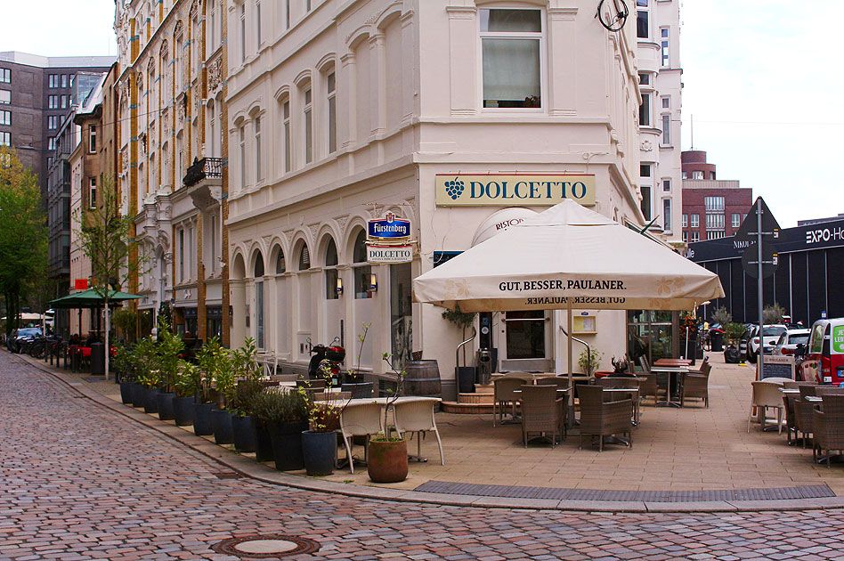 Ein Restaurant in der Hamburger Altstadt