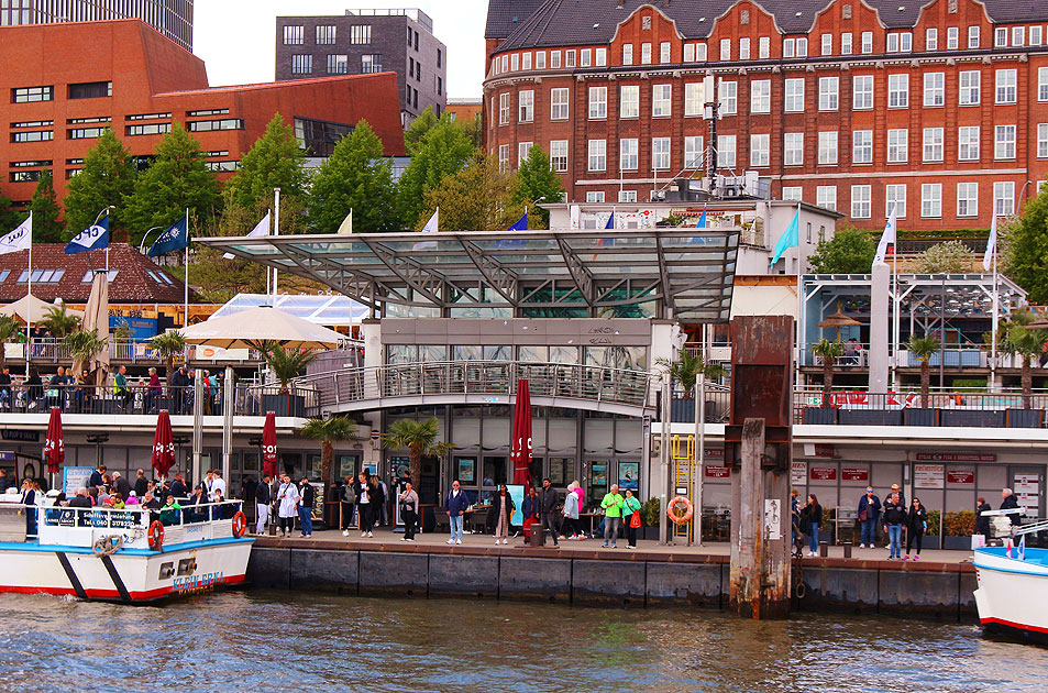 Der Anleger an den St. Pauli Landungsbrücken