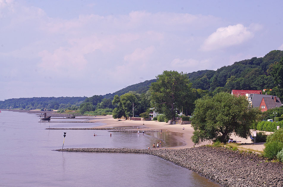 Der Elbstrand in Blankenese