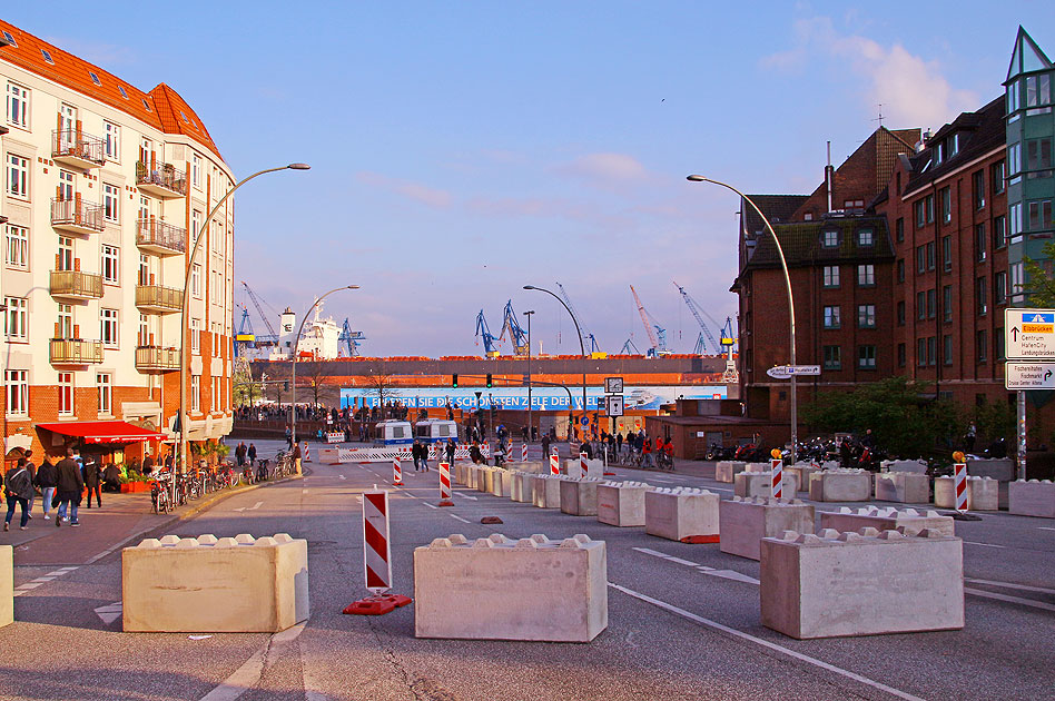 Die Absicherung vom Hafengeburtstag in Hamburg