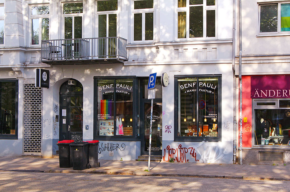 Die Senf Pauli Manufaktur in der Kleinen Freiheit 46