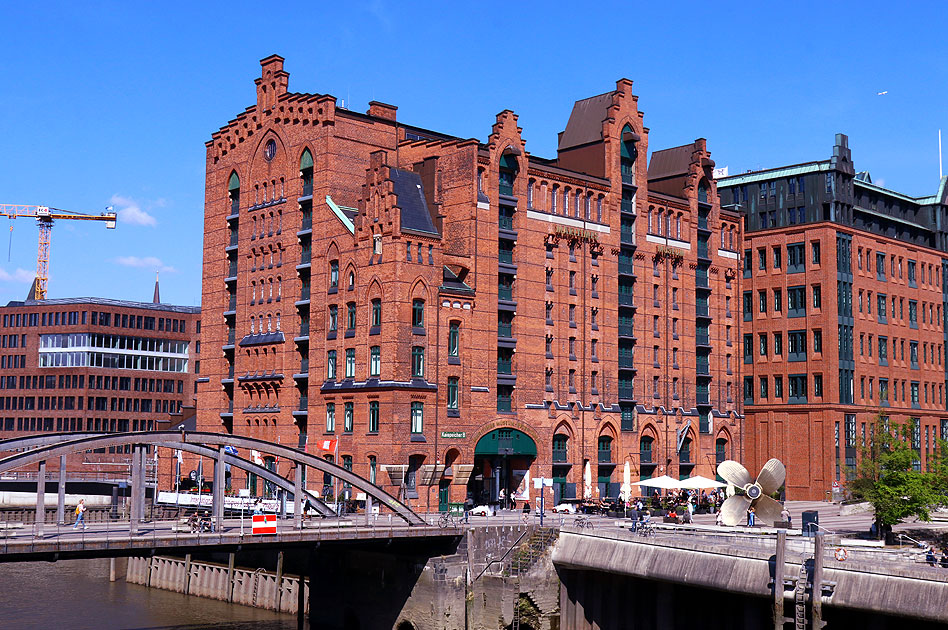 Das Internationale Maritime Museum in der Hamburger Speicherstadt mit der Anschrift Koreastraße 1