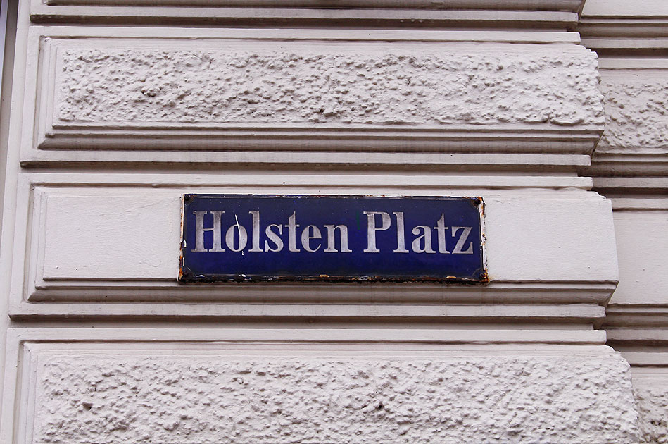 Der Holstenplatz in Hamburfg