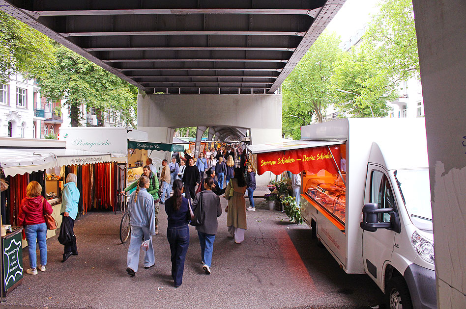 Der Isemarkt in Hamburg
