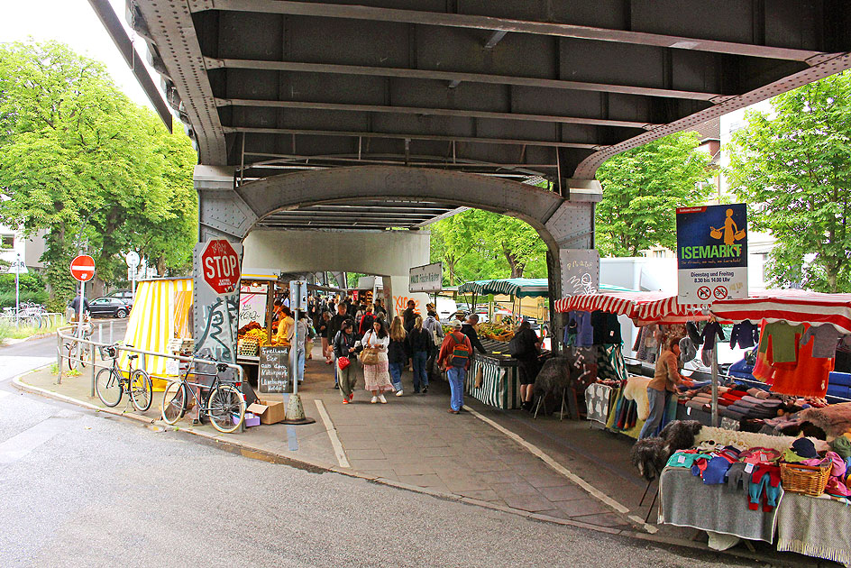 Der Isemarkt in Hamburg